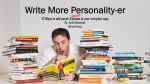 Justin Blackman – Write More Personality-er Workshop Download Justin Blackman – Write More Personality-er Workshop Download